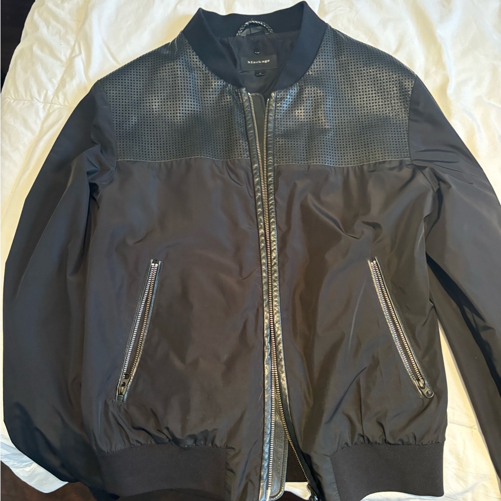 Black Bomber Jacket